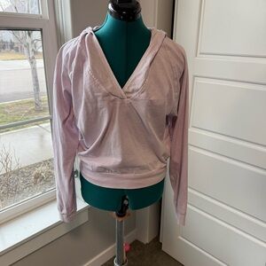 Free People Movement Light Purple Lilac Hooded Pullover Sweatshirt Yoga Athletic